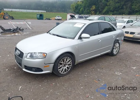 2008 Audi A4 2.0T/2.0T Special Edition z USA, uszkodzony, nr VIN WAUAF78E38A167564